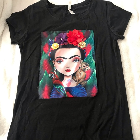 Frida 3D shirts red or black - Picture 2 of 5